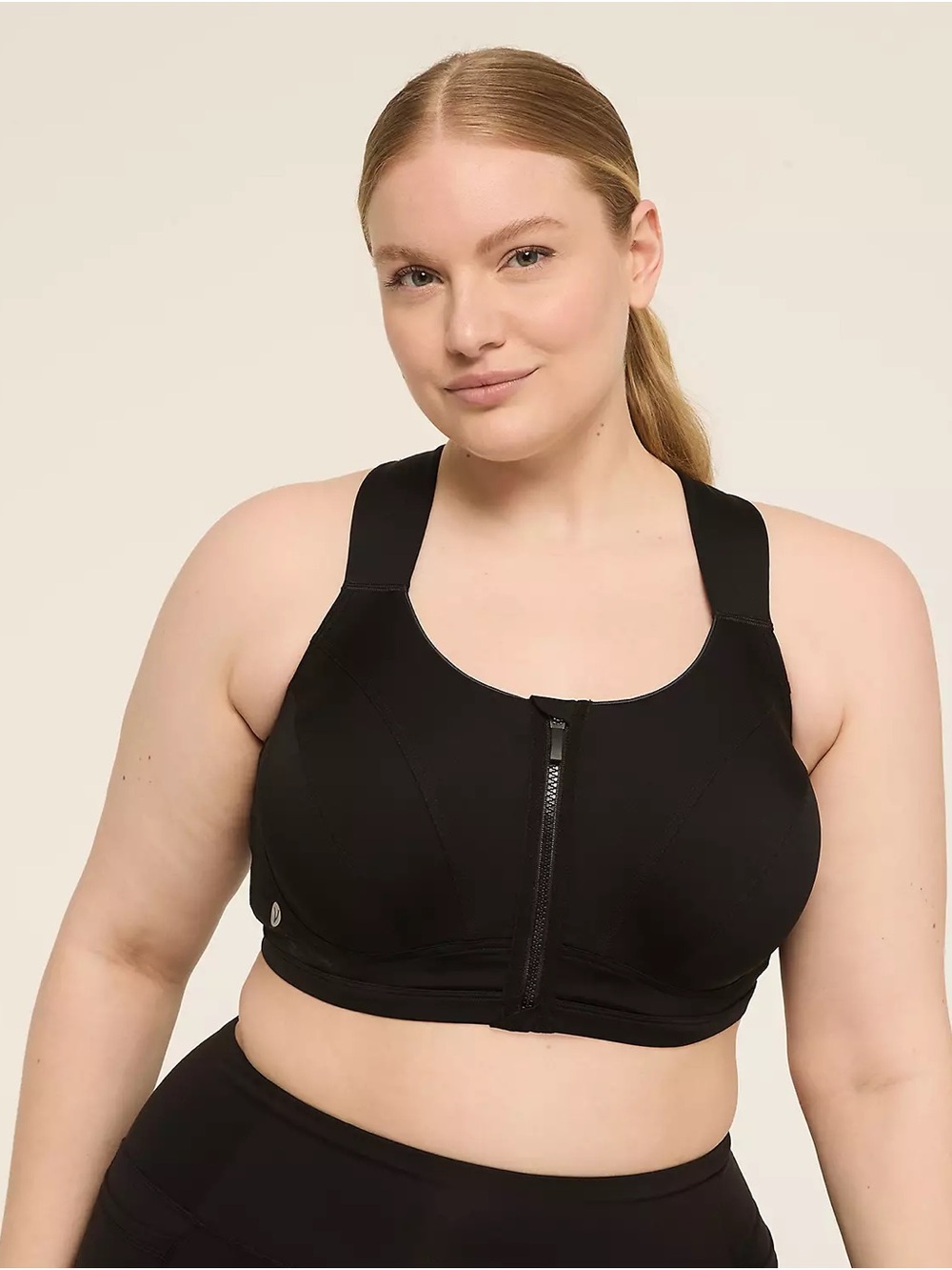 LIVI Max Support Comfort Zip-Front Sports Bra